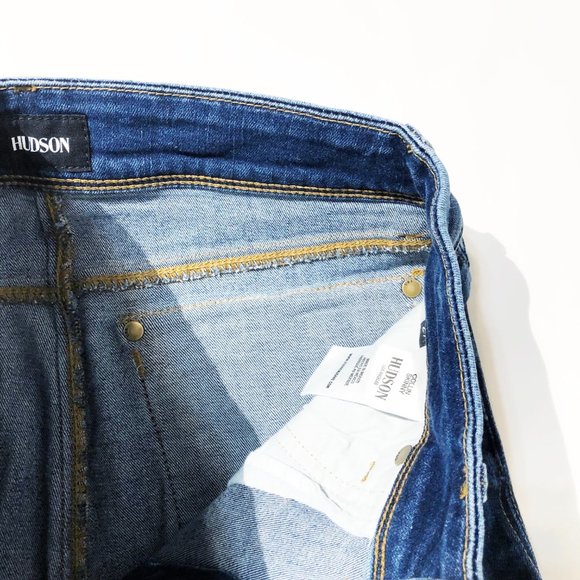 HUDSON Collin Crop Stretchy Skinny Bastille Jeans - Picture 8 of 11
